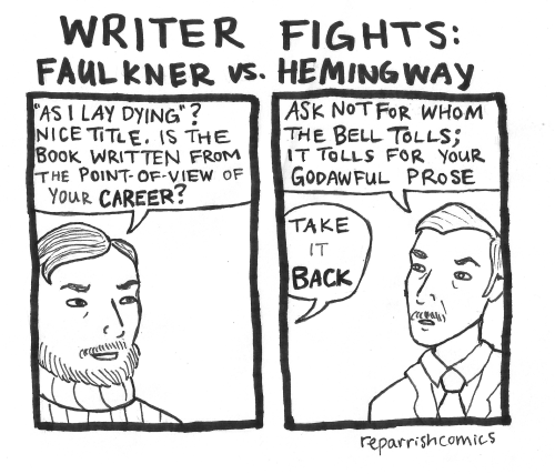 reparrishcomics:Writer Fights #1