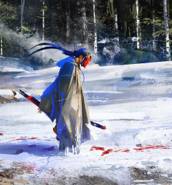 fantasy-art-engine-blog:Blood in the Snow