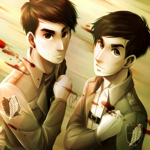 Someone suggested D&amp;P in Snk’s military uniforms. I love Snk to bits, but we all know these two