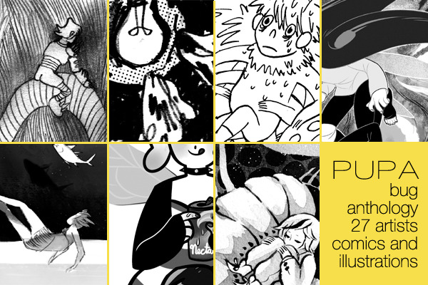 muura:  saicoink:  PUPA PREORDERS START TODAY!PUPA is an anthology with comics and