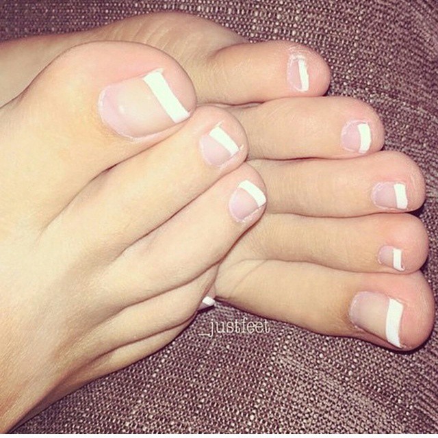 ifeetfetish:  Perfect #french #frenchpedicure #red #redpedicure #Dm me your #french