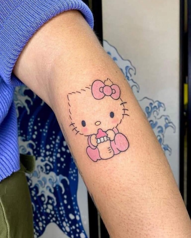 50Amazing Hello Kitty Tattoo Designs with Meanings Ideas and Celebrities   Body Art Guru