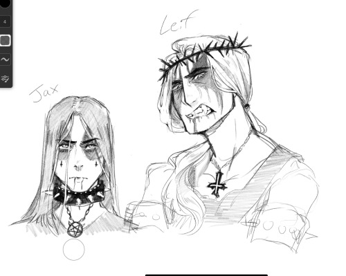 Jax And Leif, My Ocs. They Only Make Half Of Their Band, So More To Come. 