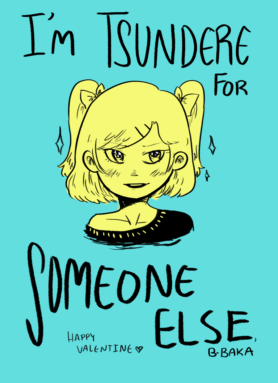 byronb:  I made some more uguu soo-goy Valentine’s Day cards so you can tell the