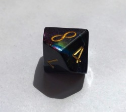 kreetn:  battlecrazed-axe-mage:  battlecrazed-axe-mage: Infinity dice ∞ I’m sorry but it’s 3 AM and I am losing my shit giggling at this Imagine opening tumblr.com scrolling down your dashboard getting this mad over a picture of a d10 being grammatically