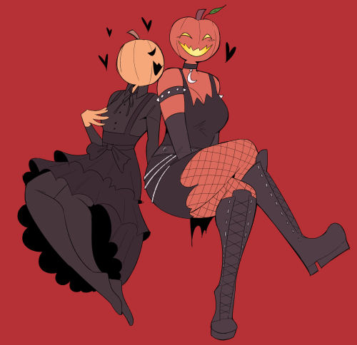 idolomantises:Happy Halloween! Have some Pumpkin Girls 🎃 ✨