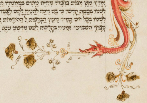 tzilahjewishcultureandhistory:Dragons!! Here are some examples of the dragons from the Medieval Rots