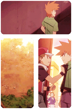 catiacchi:  Red &amp; Green in Pokemon Origins 
