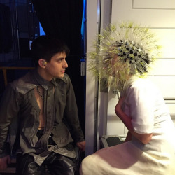 cultcultures:March 7th, 2015: Backstage at Carnegie Hall today in New York City with Arca and Björk