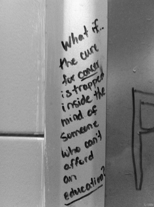 What if there is a cure, and the cure is really easy to figure out, but pharmaceutical