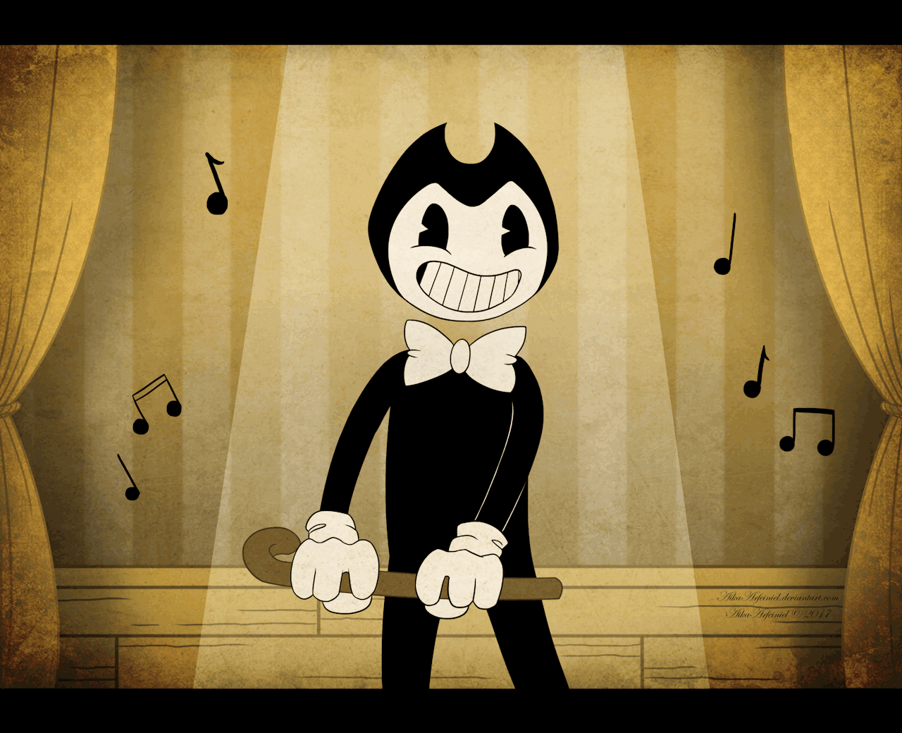 Bendy The Ink Demon Gif - gotka-czy-emo