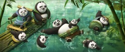 DreamWorks Animation has released the first three stills from the third installment of Kung Fu Panda, which will hit theaters on January 29th. Here’s the official synopsis: When Po’s long-lost panda father suddenly reappears, the reunited duo travels