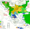 Religious/Ethnic map of the Balkans in the 19th century.