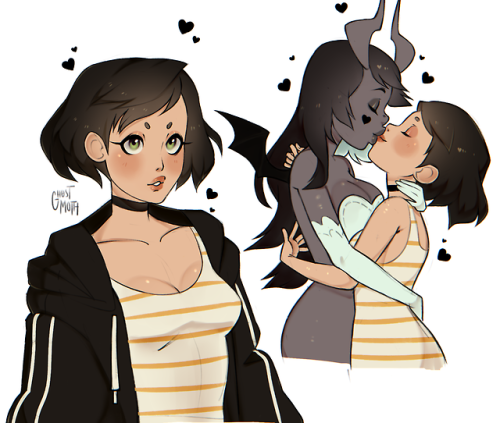 gh0stmoth: Just a couple of my babies who’ll come out in the @summoner-artbook !!