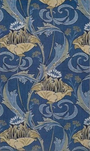 Harry Napper(English,1860-1930),chief designer in the Silver Studio until 1898. 1.Thistle,printed co