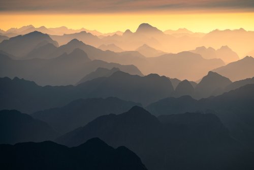 j-k-i-ng:“Waves of mountains, in a sea of stone.” by | William PatinoFiordland, New Zealand