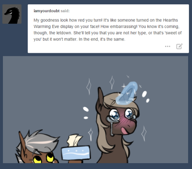 askheartandviolet:  askparch:  #31 “it was weird show heart song explained to her
