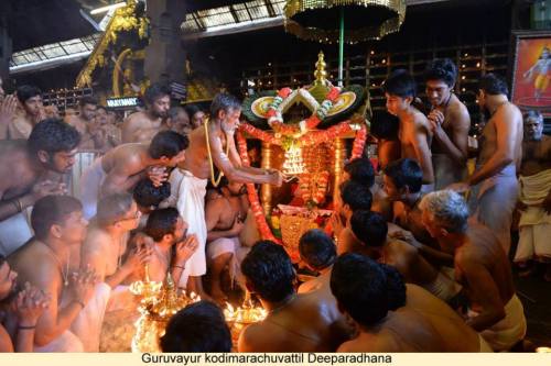 arjuna-vallabha:Scene from great anual frestival (Brahmotsava) at Sri Guruvayurappan Temple, Kerala