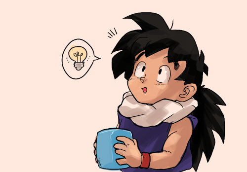 wellfine: clown-from-the-neck-down: wellfine: green dad is moved Not pictured: Vegeta with a mug tha