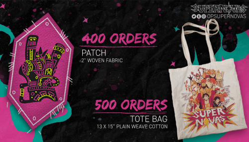 opsupernovas: SUPERNOVA ZINE PRE-ORDERS NOW OPEN Here’s our goals for bonus merch that will be