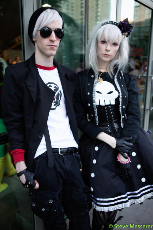 EGL Rose (me) (for a certain value of “EGL”, admittedly) + ??? Dave (costume also by me, worn by fri