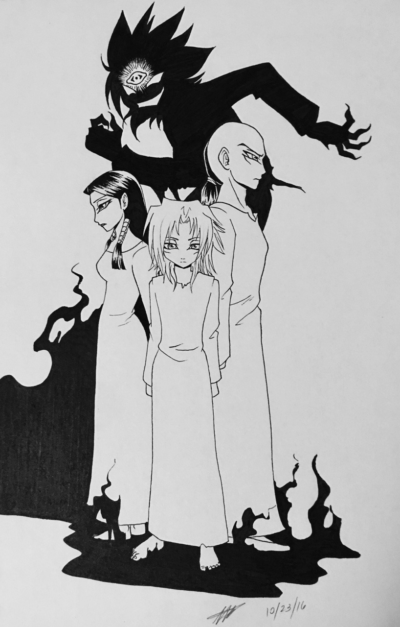 simarlin: Inktober Day 23  YuGiOh Prompt - Tombkeepers 