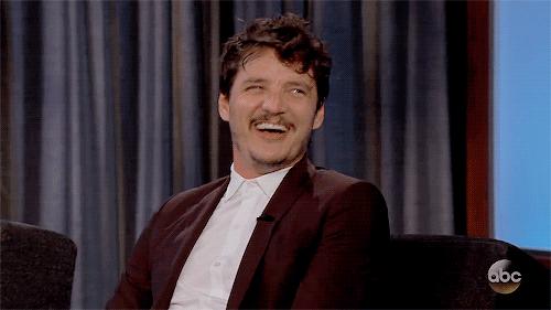 qveenpascal:   Pedro Pascal being adorable during his Jimmy Kimmel Live! interview