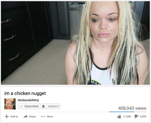 eangelic:documenting trisha paytas’ meltdown of 2016. in the span of four days lol