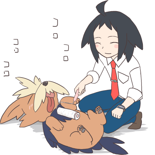 booksmartcherry:Just the cutest little friendship between trainer and pokemon~Source