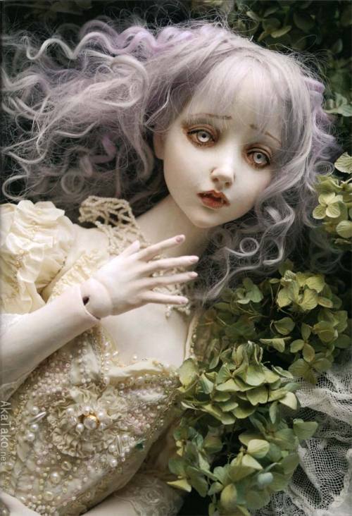 VIOLETTA doll is handmade by Mari Shimizu and printed in her “Wonderland” book. Signed c