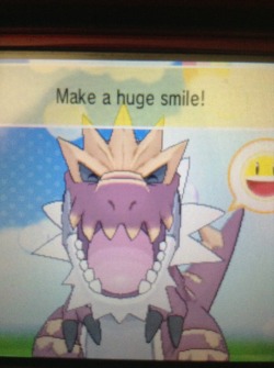 grandpanacea:  Tyrantrum confirmed for adorable. (Also, my fave Gen VI Pokémon). His name is Nibbles c: 