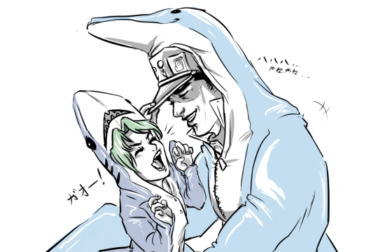 sad dolphin noises/ — did jolyne did a dolphin suit too