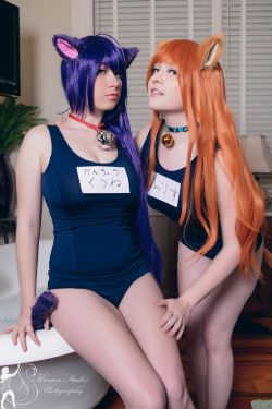 nsfwfoxydenofficial:  Love Cat Planet cuties? Well you’re in luck! This new mini ArisxKuune duo donation set is now out. ❤ Me and @bunnyqueenmodeling had fun dressing up as cute catgirls in suzumikus for this shoot. I especially had fun annoying the