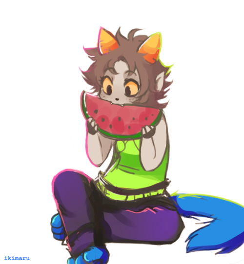 remember those trolls with watermelon I was drawing a while back;; I actually drew more but always forgot to post them oops