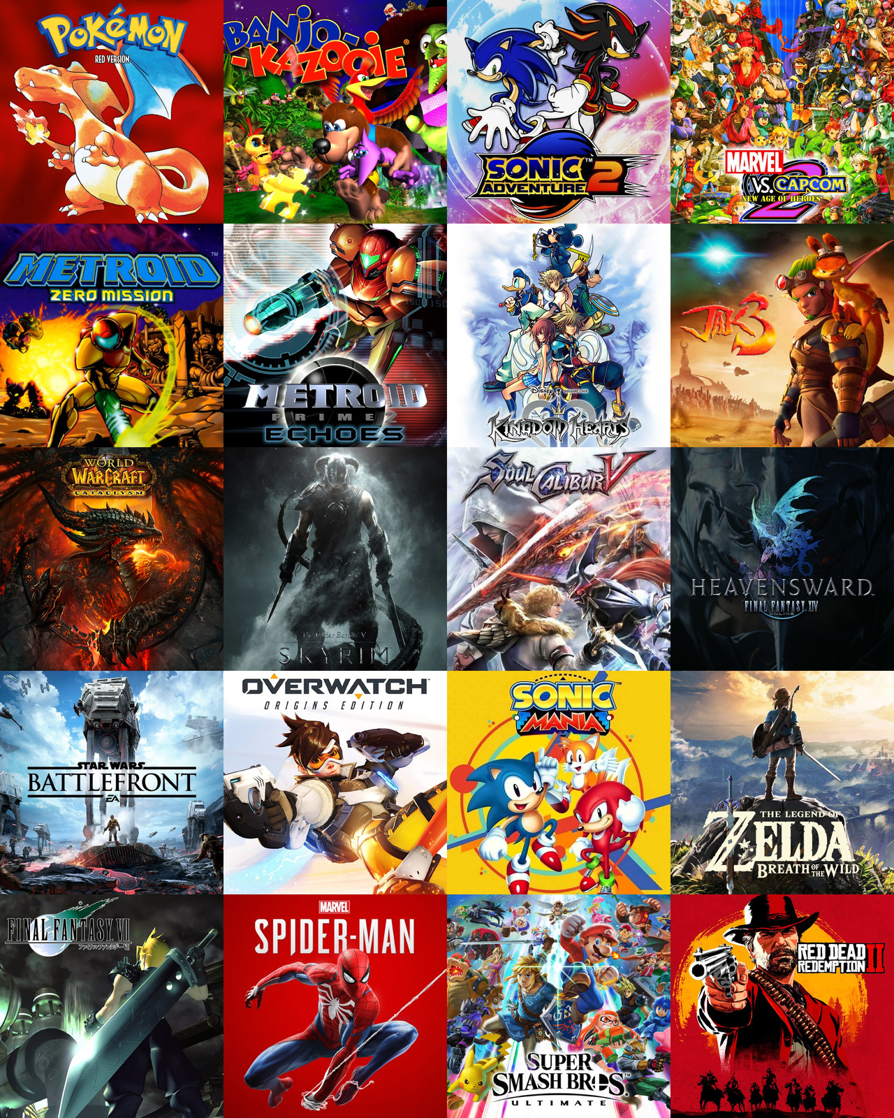 My Top 20 Video Games of all Time : r/gaming