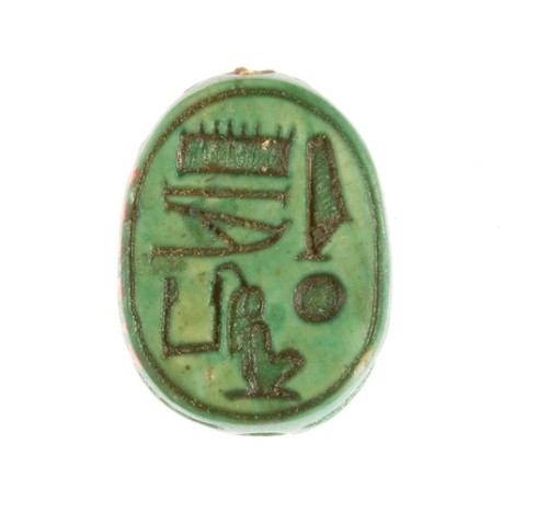 met-egyptian-art: Scarab for Maatkare (Hatshepsut), Beloved of Amun, Metropolitan Museum of Art: Egy