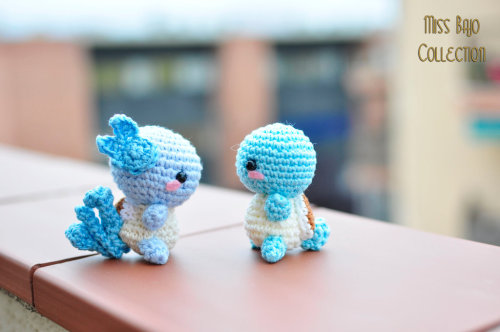 pixalry:  Pokemon Amigurumi - Created by Miss Bajo All of the items seen above are handmade and available to order from her Etsy Shop. Check out some her previous Pokemon here.