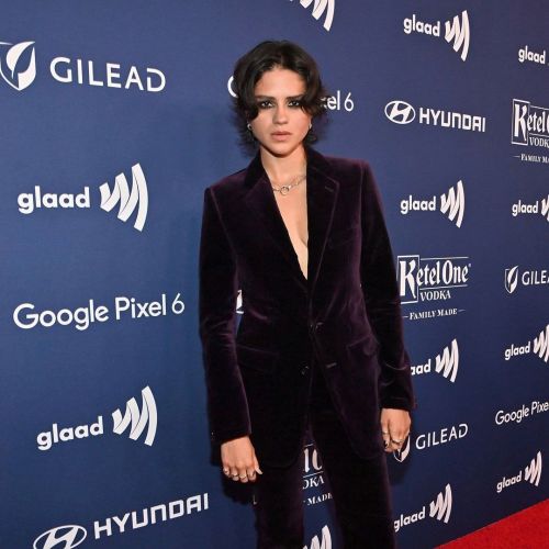 Sasha Calle attends the 33rd Annual GLAAD Media AwardsMore
