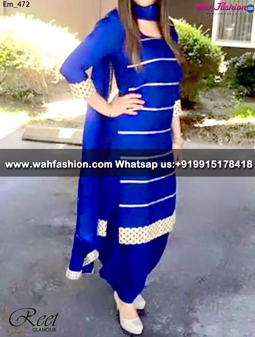 blue suit punjabi