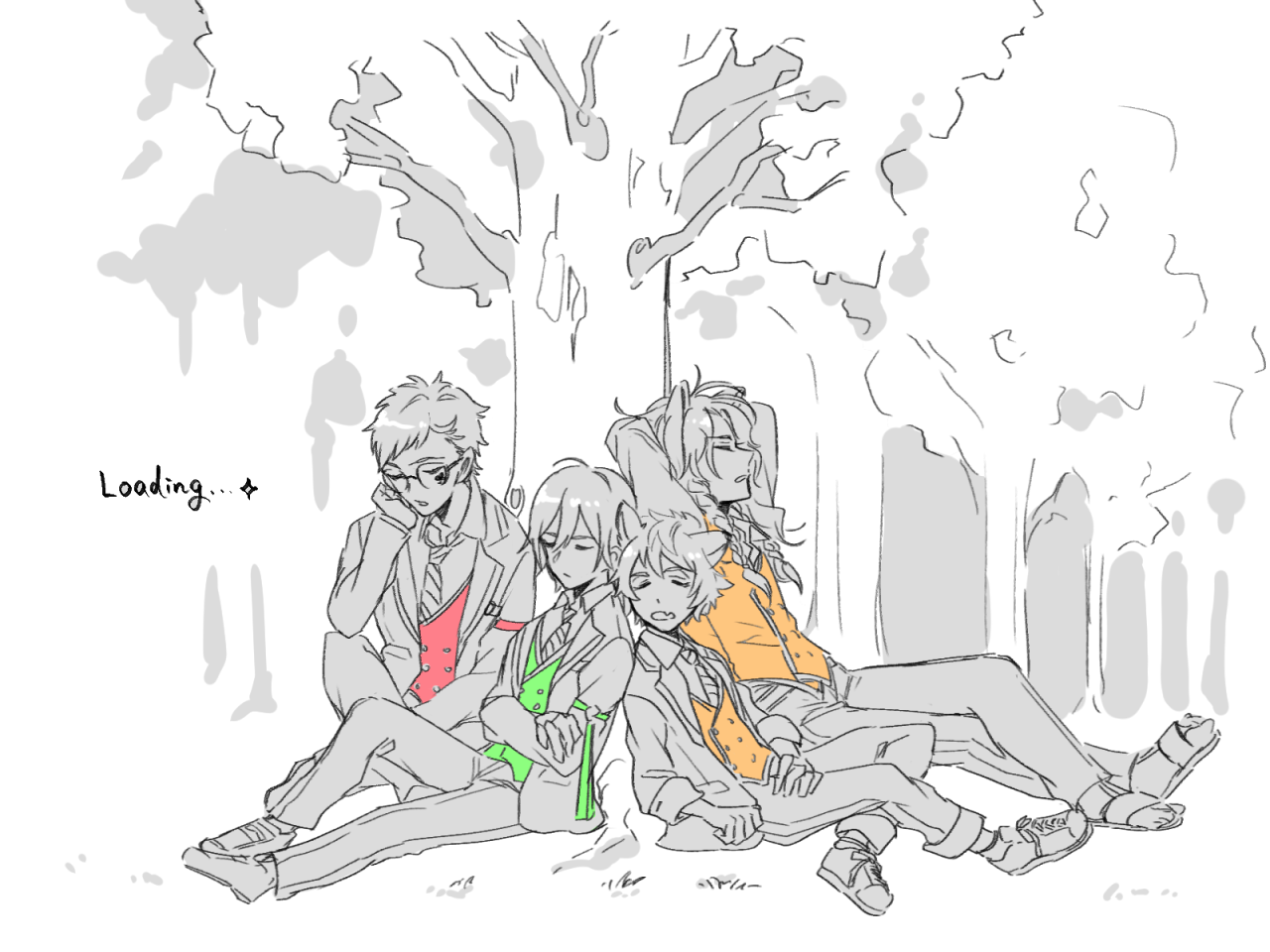 ローディング画面に出た4人を描く Tumblr Posts Tumbral Com ローディング画面に出た4人を描く Tumblr Posts Tumbral Com