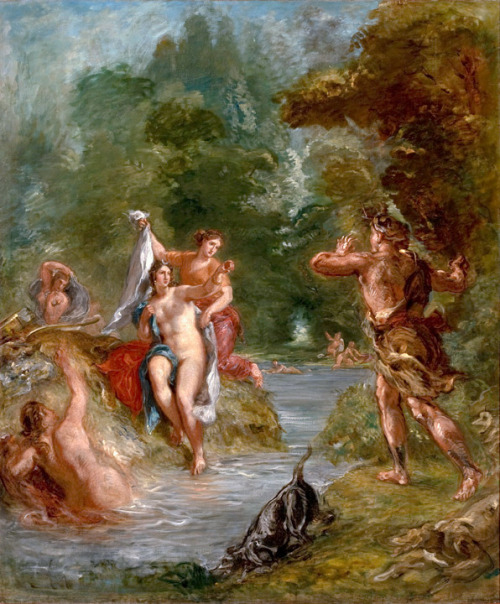 vcrfl:From 1856 to 1863, Eugène Delacroix painted a set of allegories of the four seasons, based on 