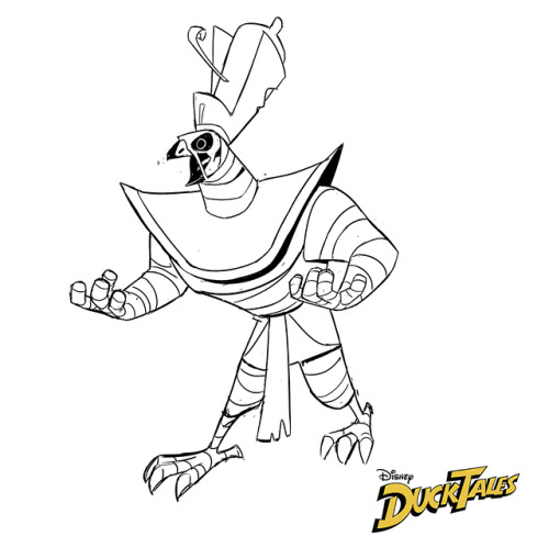 Character design work by Tapan Gandhi for Disney TVA’s reboot of DuckTales. (source)