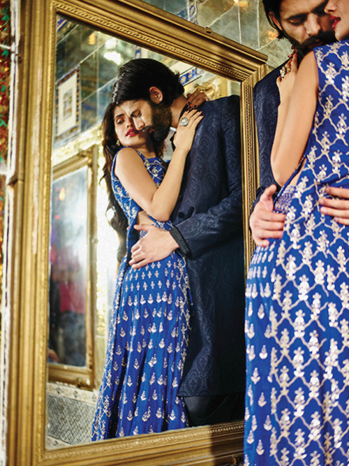 thebrowngirlguide:Anita Dongre - Epic Love “ Rich brocades, shimmering gotapatti , intricate handwor