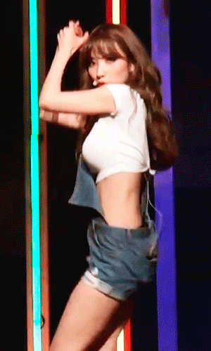 girlgroupedits: 160218 ; jisook slaying dancing ‘’whoo’’