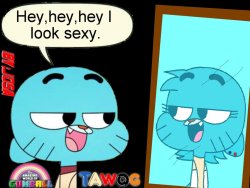 TAWOG:Gumball and the mirror of genderbent
