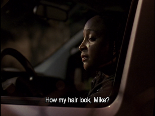 iamderreck:  phatjesus:  The Wire 5x09  “You was never one of us, and you never could be.” You got that shit right, Snoop. It’s rare to cheer on a kid for straight-up murdering a woman but this is The Wire and “it’s all in the game.” I just