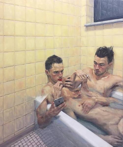 enchantemoimerlin:    Adam Lupton Paintings    “An Obvious Truth”30 x 36 inches, oil on canvas  