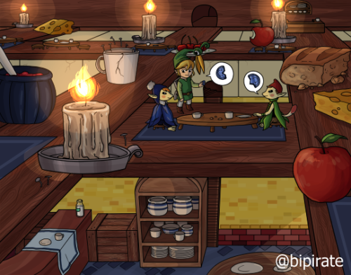 bipirate: I can finally show this! This is my final piece for @lozanthology. I got to draw something