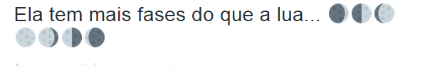 Tenho sorte em ter você.