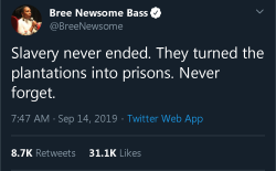 postmarxed: colloquial-vignettes:  bigwordsandsharpedges:  the-at-symbol:  nsasuke:  meepleor:   superunfriendlyreminder:    Literally didn’t know this    the police was literally formed from slave patrol   Are Prisons Obsolete? The New Jim Crow  The